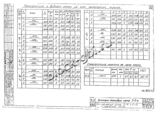 Средний блок камеры футерованный СБК 3.0-1-фут 800х1600