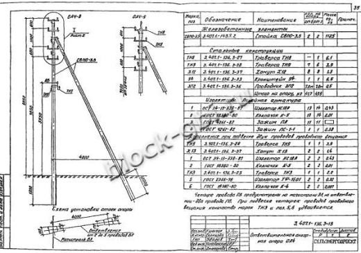 Ответвительная анкерная опора ОА4