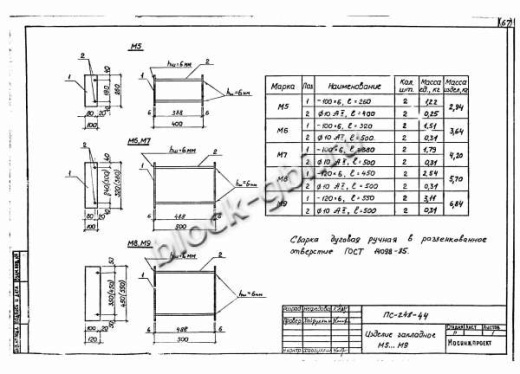 Щитовая опора НО-800-100 Щитовая опора НО-800-100