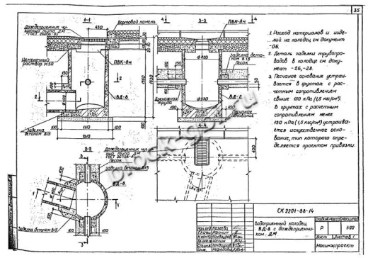 Колодец футерованный ВД-8-фут Колодец футерованный ВД-8-фут