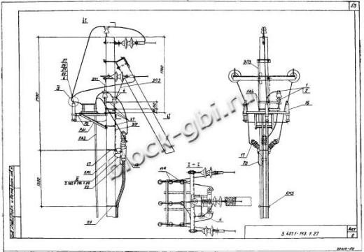Анкерная концевая опора А10-1