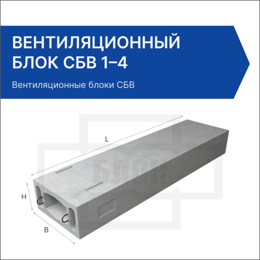Вентиляционный блок СБВ 1–4