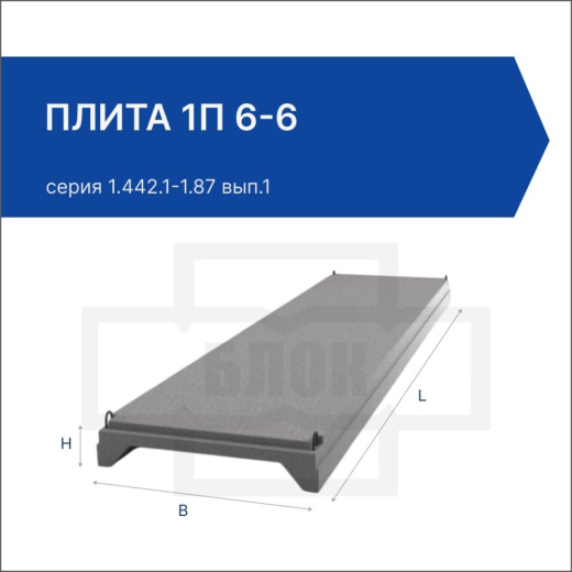 Плита 1П 6-6