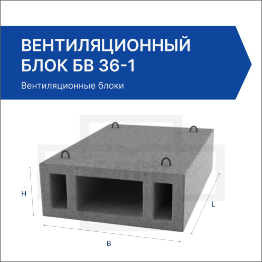 Вентиляционный блок БВ 36-1