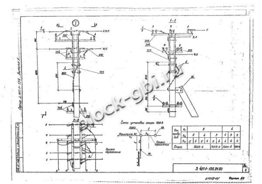 Переходная ответвительная анкерная опора ПОА3 Переходная ответвительная анкерная опора ПОА3