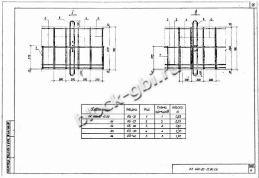 Балка коллекторов КБ-21