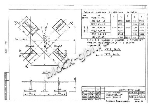 Фундамент Ф2.7х3.5-А5