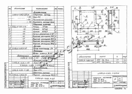 Лестничная площадка ЛПП 16.16в