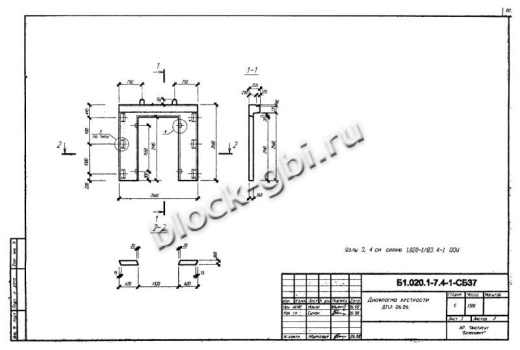 Диафрагма жесткости ДПЛ 26.26