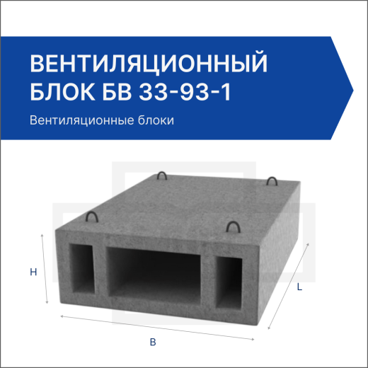 Вентиляционный блок БВ 33-93-1