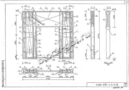Диафрагма жесткости ДП 32.42