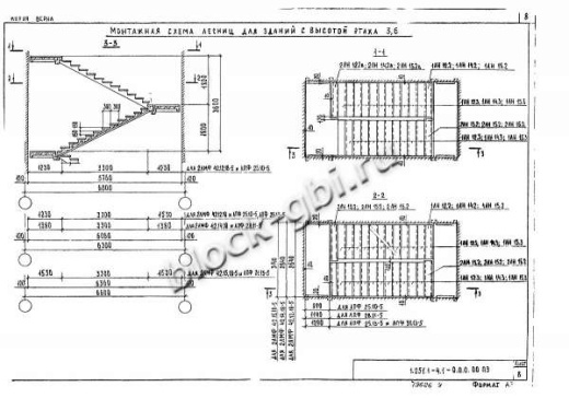 Лестничный марш 2ЛМФ 42.14.18-5 Лестничный марш 2ЛМФ 42.14.18-5