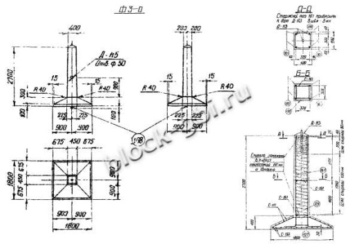 Фундамент Ф3-0