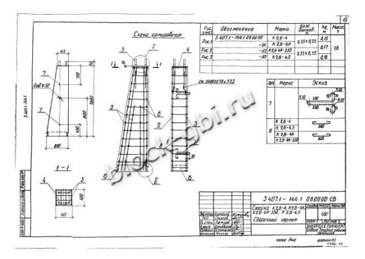 Фундамент Ф2.7х3.5-А5