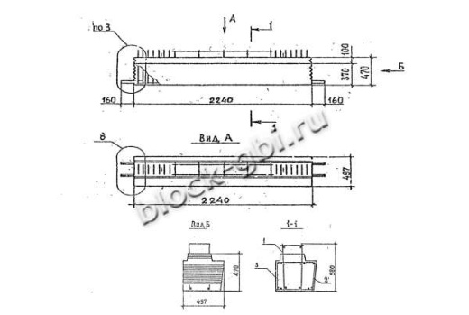 Ригель 1РП 6.2.23-2 Ригель 1РП 6.2.23-2