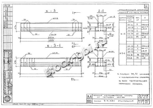 Балка камеры футерованная Б-3-1-фут