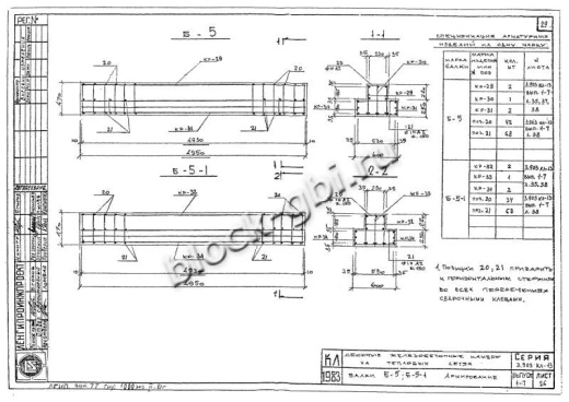 Балка камеры футерованная Б-5-1-фут