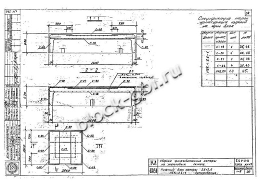 Нижний блок камеры тепловой НБК 2.6-1