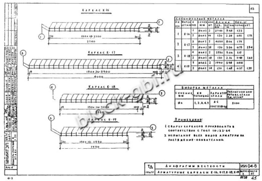 Диафрагма жесткости ВЦ-41-23
