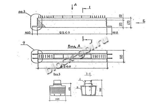 Ригель 2Р 6.2.23-3 С Ригель 2Р 6.2.23-3 С